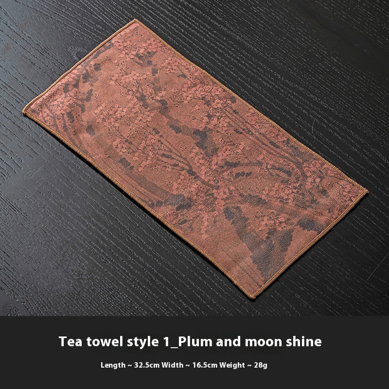 Tea Towel Thickened Water Absorbent Tea Cloth