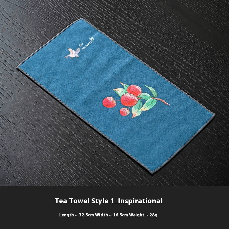 Tea Towel Thickened Water Absorbent Tea Cloth