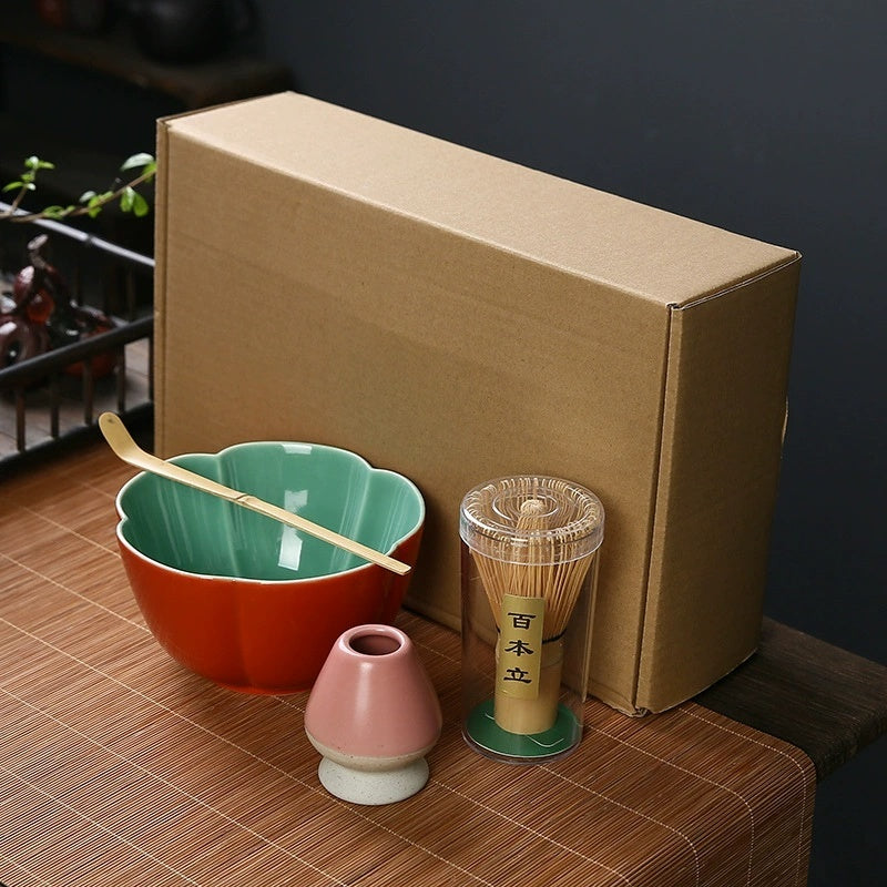 Petal Matcha Bowl Tea Eggbeater Set