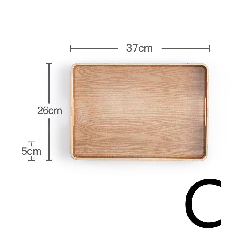Rectangular Binaural Tea Set Storage Tray