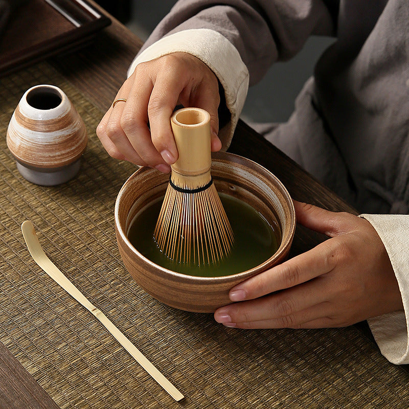 Matcha Bowl Matcha Tools Stoneware Tea Bowl Tea Cup Tea Whisk Suit
