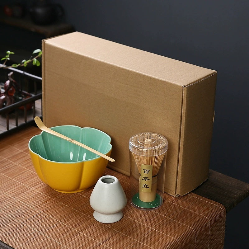 Petal Matcha Bowl Tea Eggbeater Set