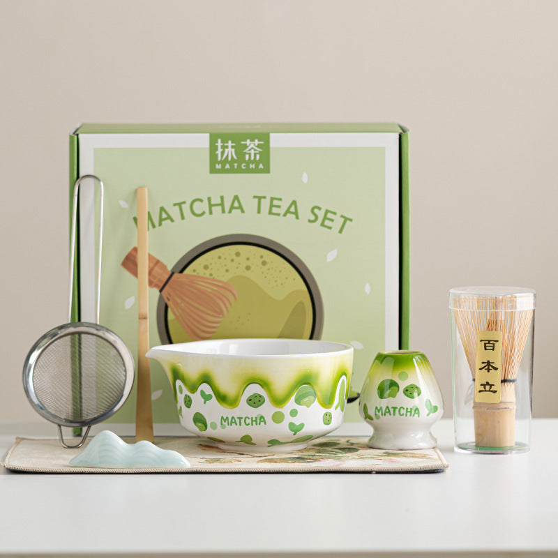 Matcha Tools Tea Whisk Bamboo Hundred Bendian Tea Set