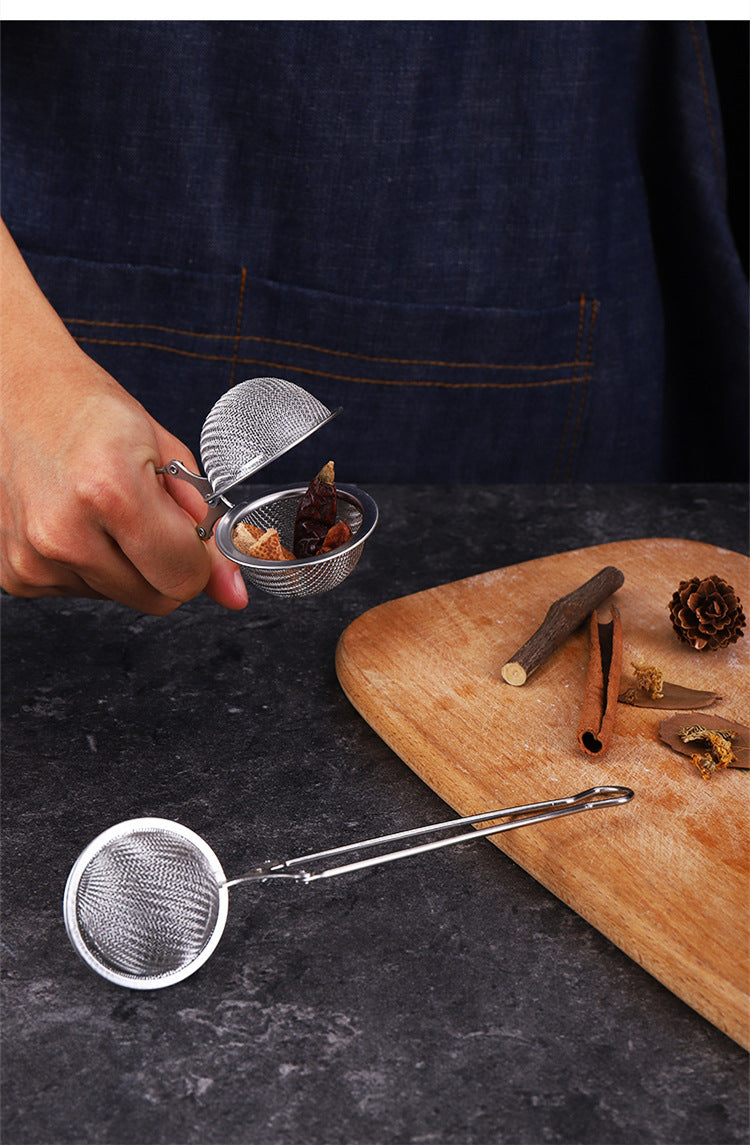 Stainless Steel Tea Leaking Tea Ball Mesh Tea Infuser Tea Maker Weibao Filter Tea Ball