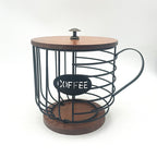 Iron Wood Products Coffee Mate Storage Rack