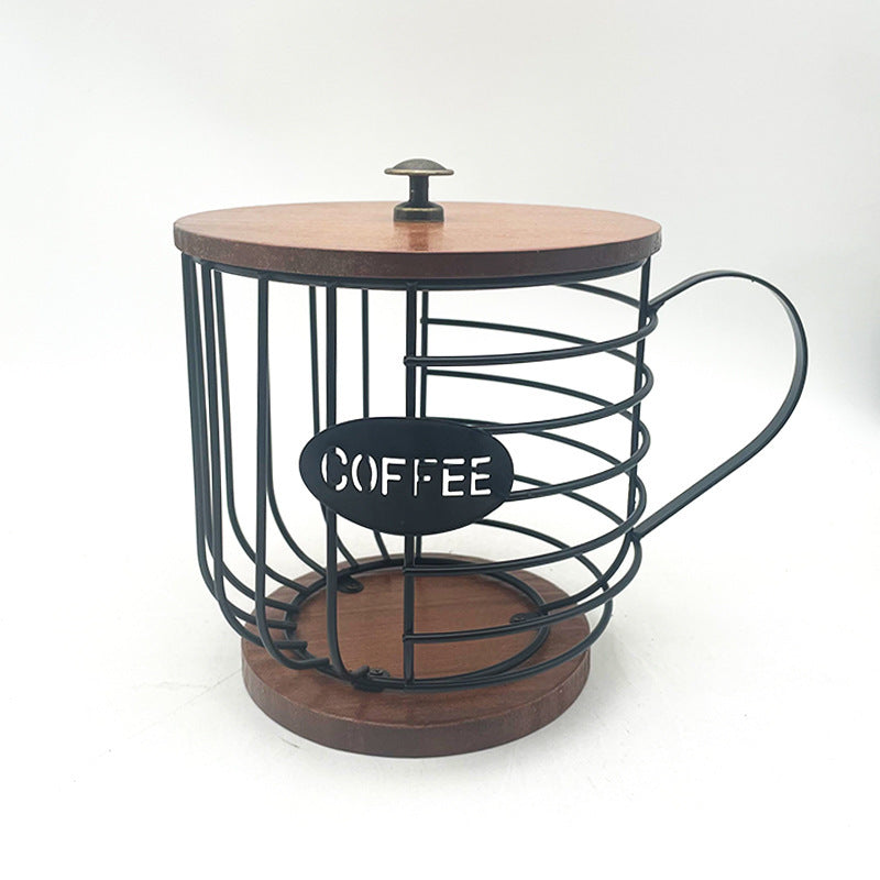 Iron Wood Products Coffee Mate Storage Rack