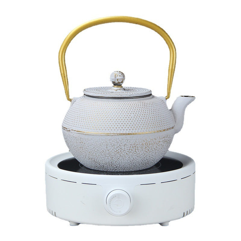 Modern Boiling Water Cast Iron Kettle Tea Set