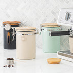 Tea Dried Fruit Storage Tank Ground Coffee Sealed Jar With Spoon