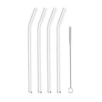 Glass Straws, Pearl Milk Tea Coarse Drinking Straws, Non-disposable Transparent Water Cups, Long Straws