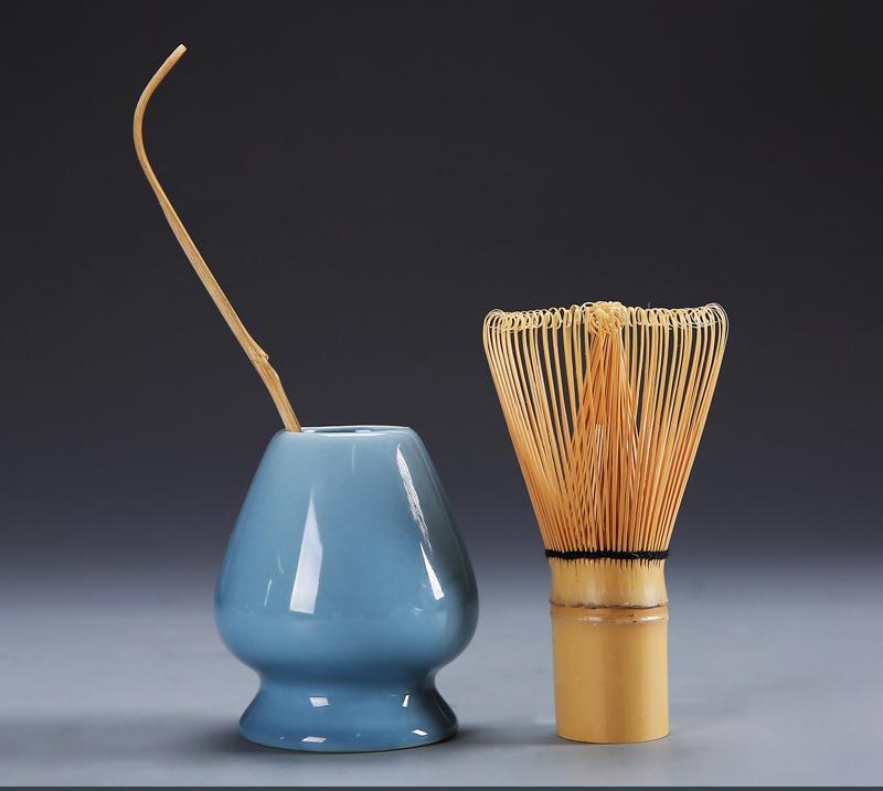 Japanese Matcha Tea Set Three-piece Bamboo Tea Bowl