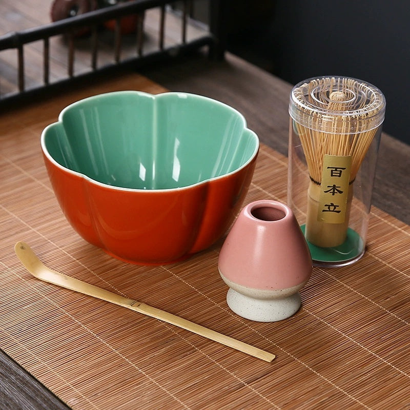 Petal Matcha Bowl Tea Eggbeater Set