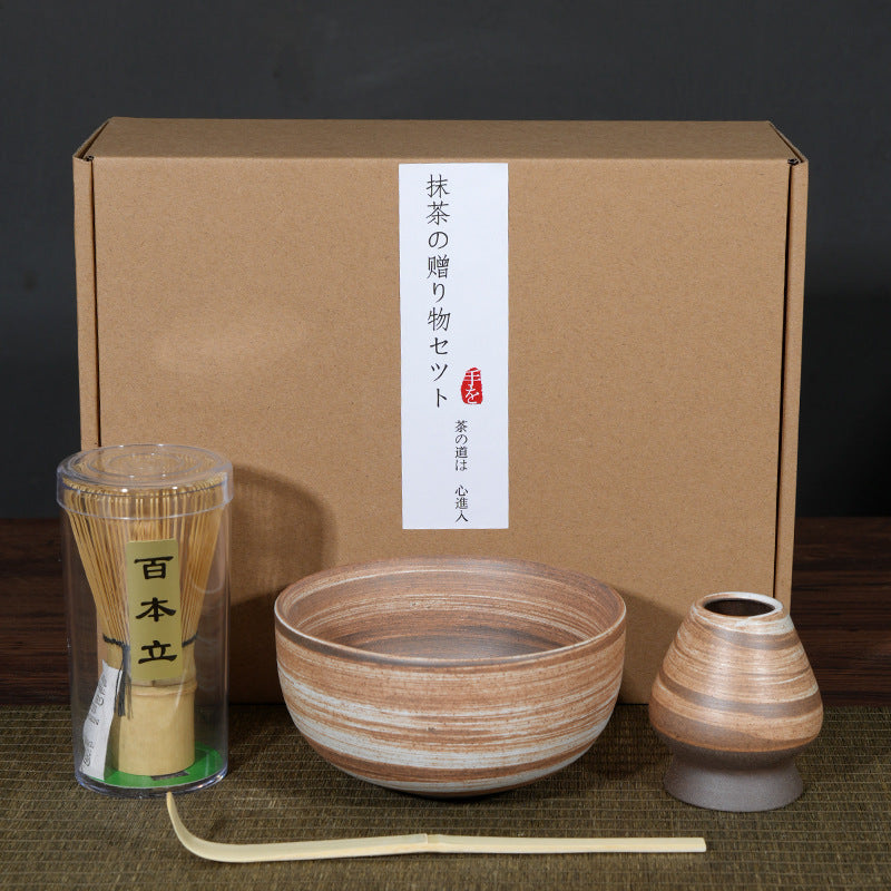 Matcha Bowl Matcha Tools Stoneware Tea Bowl Tea Cup Tea Whisk Suit