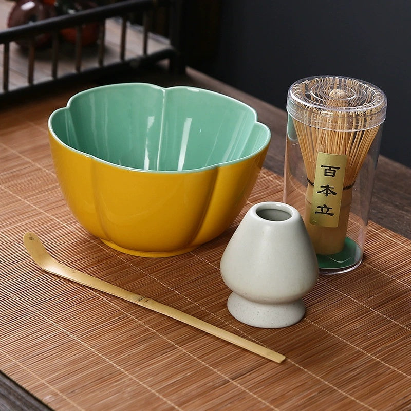Petal Matcha Bowl Tea Eggbeater Set