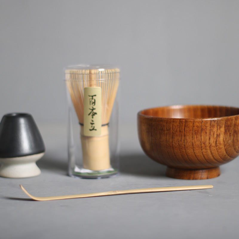 Tea Whisk Matcha Brush Bamboo Scraper For Cleaning Tea Vessels Tea Whisk Suit