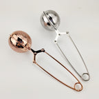 Stainless Steel Tea Hourglass Hand Clip Tea Filter