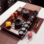 Purple Clay Kettle Tea Set
