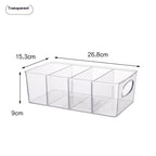 Transparent Separated Layers Storage Box Tea Room