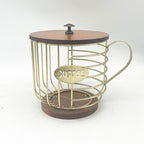 Iron Wood Products Coffee Mate Storage Rack