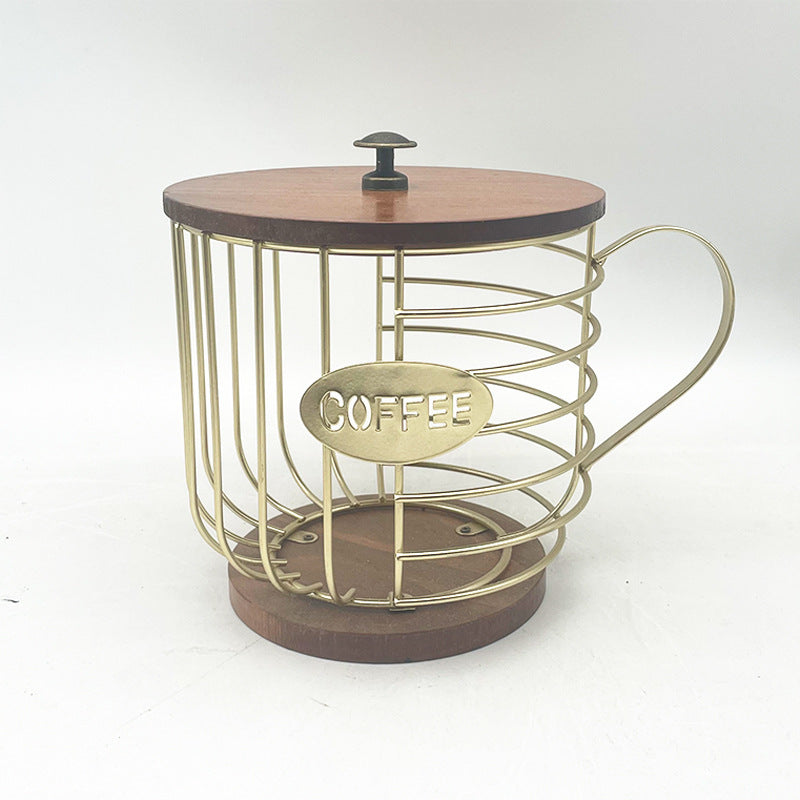 Iron Wood Products Coffee Mate Storage Rack