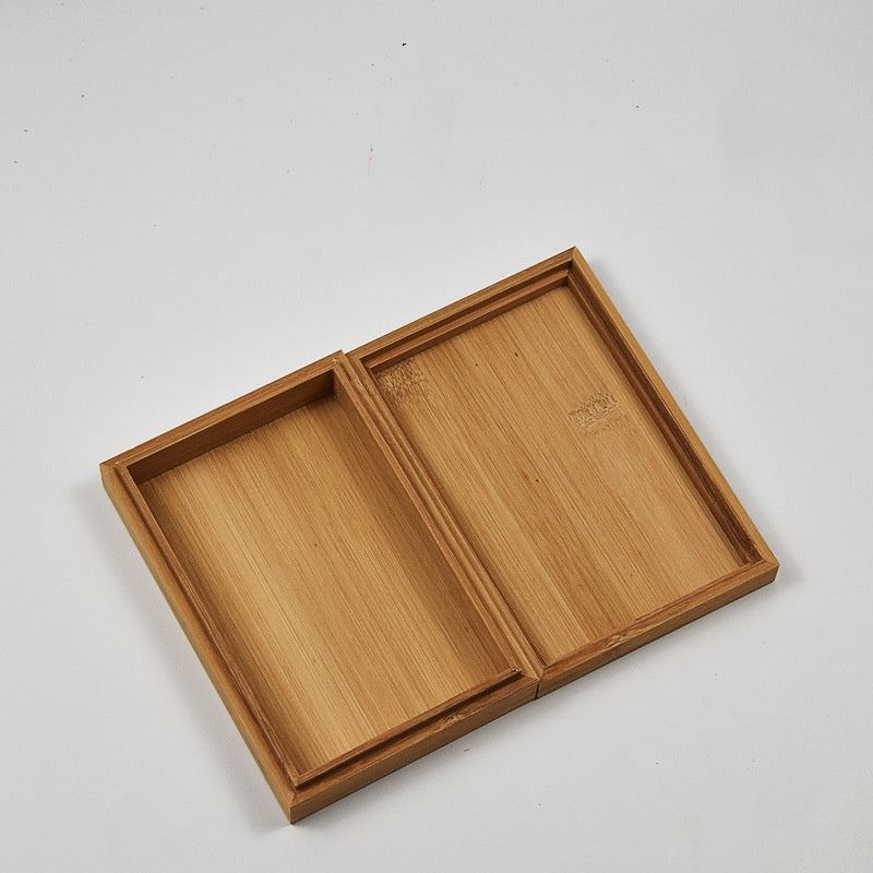 Tea Cake Packaging Wooden Bamboo Tea Box