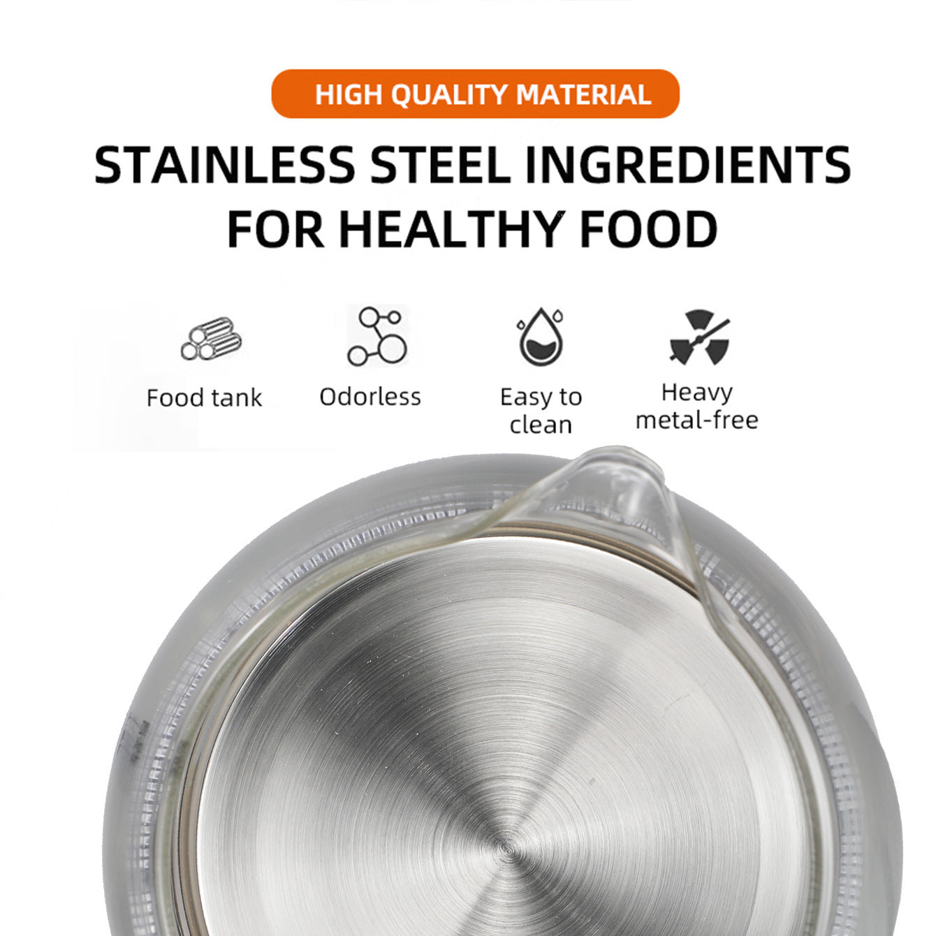 Glass Kettle Chassis Heating Button Type