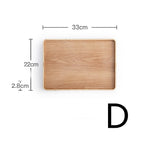 Rectangular Binaural Tea Set Storage Tray