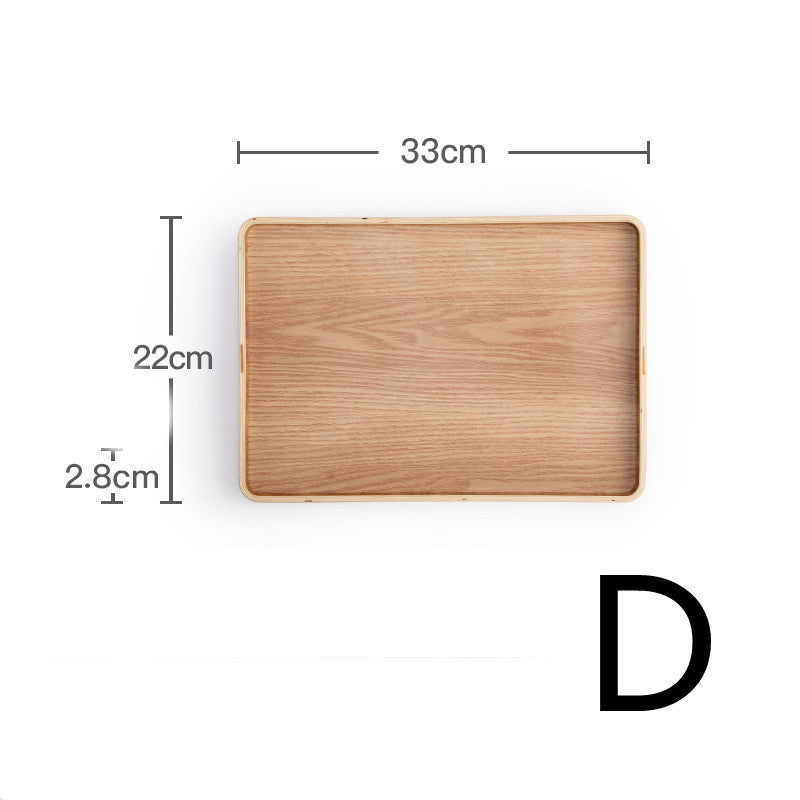 Rectangular Binaural Tea Set Storage Tray