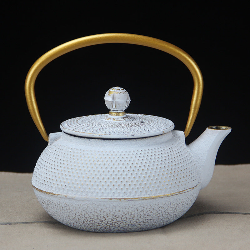 Modern Boiling Water Cast Iron Kettle Tea Set