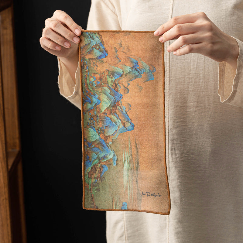 Tea Towel Thickened Water Absorbent Tea Cloth