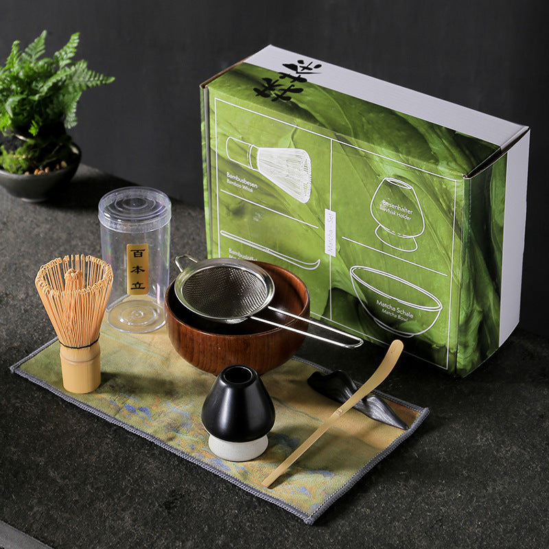 Tea Whisk Matcha Brush Bamboo Scraper For Cleaning Tea Vessels Tea Whisk Suit