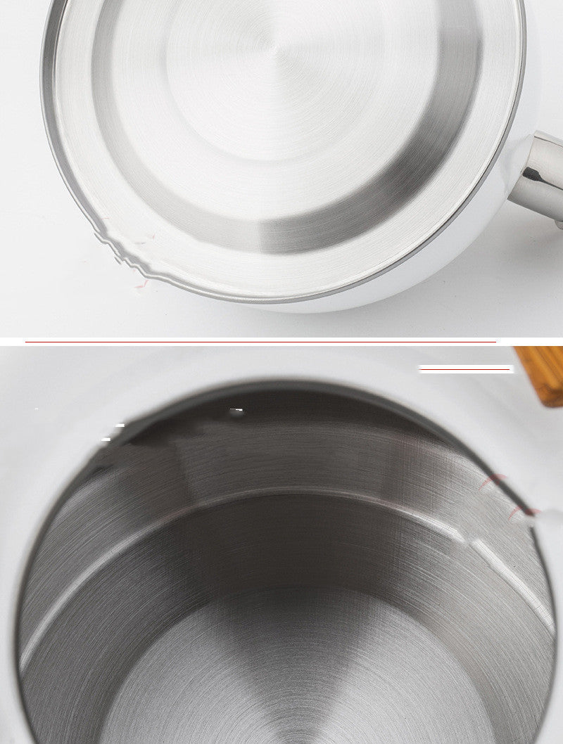 European Style Kitchen Kettle White Folding